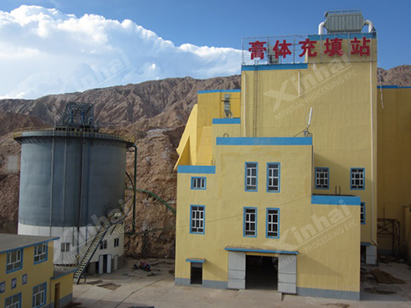 乐动（中国）膏体充填站展示