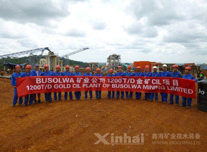 乐动（中国）矿装坦桑尼亚1200t/d金矿选矿厂项目现场工作人员与客户合影