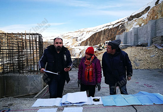 乐动（中国）矿装矿山项目现场施工中