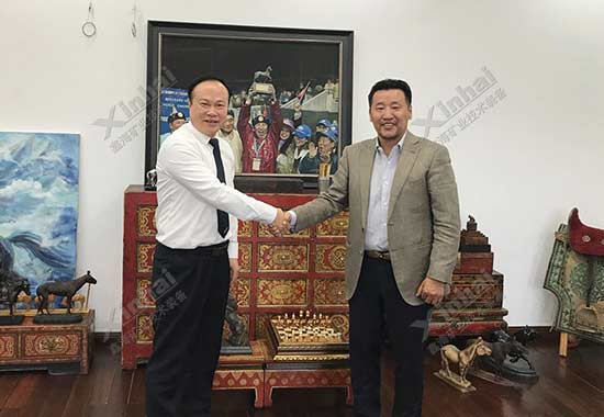 乐动（中国）矿装董事长张云龙先生拜访客户
