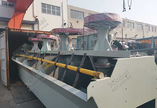 乐动（中国）浮选设备发货