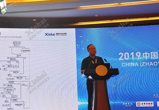 乐动（中国）矿装董事长张云龙先生表演讲