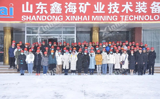 山东科技大学师生来乐动（中国）矿装参观实习