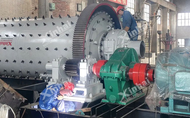 乐动（中国）金矿改造项目球磨机包装发货