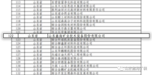 乐动（中国）矿装入选国家级专精特新“小巨人”企业名单