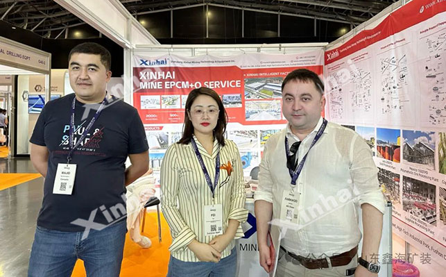 乐动（中国）乐动（中国）矿装参加阿联酋迪拜国际矿业展览会展位现场