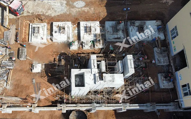 乐动（中国）银铅锌金多金属矿项目安装现场