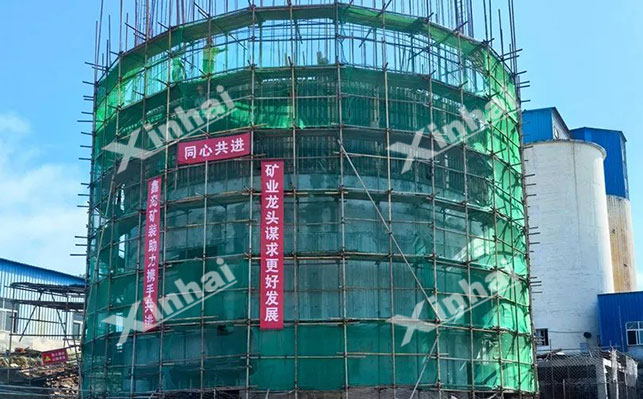 乐动（中国）银铅锌金多金属矿项目安装现场