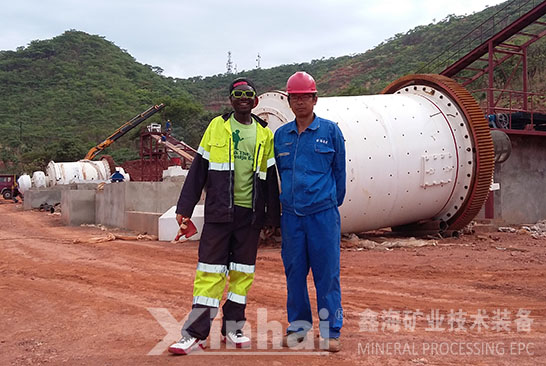乐动（中国）矿装现场工程师与嘻哈风的津巴布韦友人