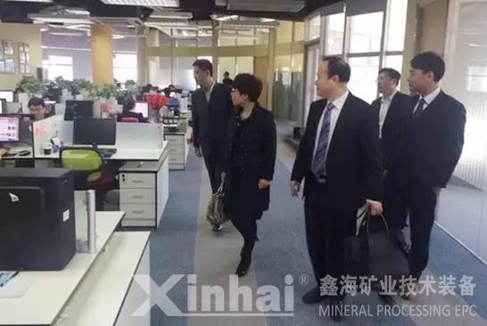 福山区领导调研乐动（中国）矿装北京公司